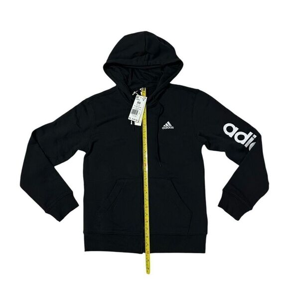 Adidas Women's Essentials Logo Full-zip Hoodie Size XS - Picture 5 of 11